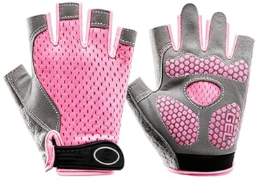Gants Velo Femme Rose Respirants Mitaine Velo Antidérapants Tissu respirant | Paume, Antidérapante, Ajustement, Poignet, Absorption, Chocs, Retrait, Facile, Confort, Solid, Quotidien, Qualite