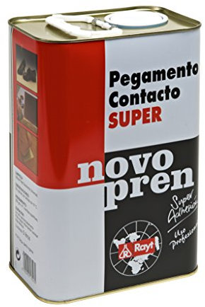 Rayt 135-23 Novopren Super: pegamento de contacto apto para trabajos en madera, estratificados plásticos o marroquinería. No adecuado para PVC, 5l