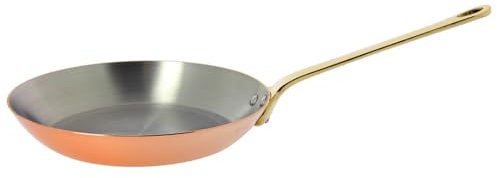 PRIMA Matera 6450.24 - Padella in Rame, 42 x 24 x 4 cm, Colore: Arancione