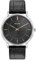 Bulova Ultra Slim 98A167 - Herren Designer-Armbanduhr - Armband aus Leder - Schwarz