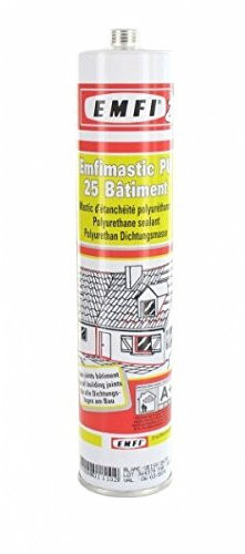 EMFI MGA40054 Mastic polyuréthane PU25 Gris-Cartouche 300 ml-74064AE414