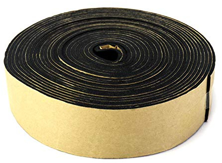 QWORK Pipe Wrap Insulation, Waterproof Foam Insulation Tape Adhesive for Hot or Cold Pipes, 33 Ft x 2 Inch Wide x 1/8 Inch Thick