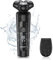 SweetLF Rasierer Herren Elektrisch, IPX7 Elektrorasierer Herren Nass- und Trockenrasierer, 5D Rotations Rasierapparat Herren mit Präzisionstrimmer, 120min Laufzeit USB C Aufladbar mit Adapter