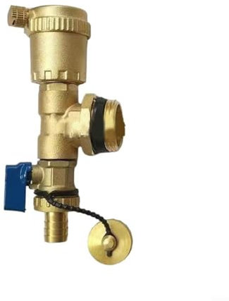 Collettore di riscaldamento a pavimento in ottone splitter valvola di sfiato dell'aria automatica adatta per raccordi terminali da 1, 1/2, 3/4 (1/2)