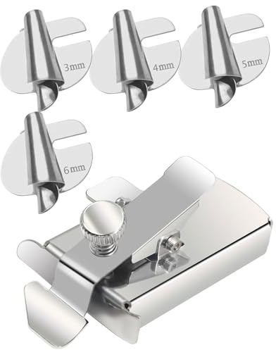 BARRU 1 pezzi Guida per Cuciture Magnetiche con Sutura Magnetica - Strumenti di Consulenza e Accessori per Macchine da Cucire, Strumento di Fissaggio(+4 piedini per orlo)