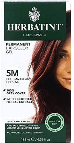 Herbatint Gel Colorante Permanente 5M Castano Chiaro Mogano 150ml