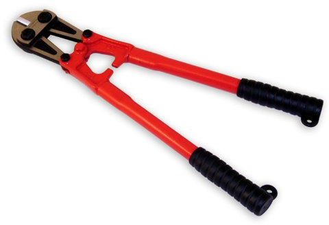 Olympia Tools Bolzenschneider, 35,6 cm, gesenkgeschmiedete Stahllegierungsbacken, Mittelschnitt, ergonomischer Gummigriff