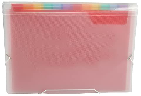 Liderpapel Carpeta Clasificador Fuelle Polipropileno Din A5 Spectrafile
