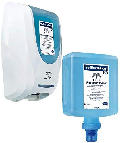Hartmann Desinfektionsmittel-Spender CleanSafe touchless + 10x1 Liter Sterillium Gel pure