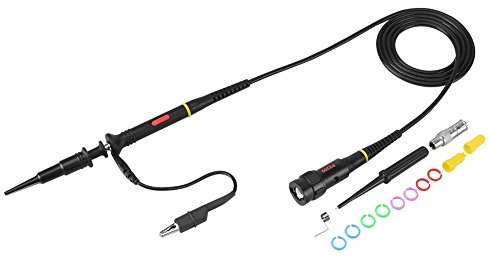 Oszilloskop-Sonde 1 Stück P2200 Universal Hohe Präzision 200 MHz Oszilloskop Sonde X10 / X1 Kit Zubehör PKCATI BNC Clip Sonden Clip Kabel, Schwarz
