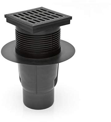 Bodenablauf DN110 senkrecht Hofablauf Rückstauklappe Geruchsverschluss - VONLIS® Rückstauklappe Kunststoff