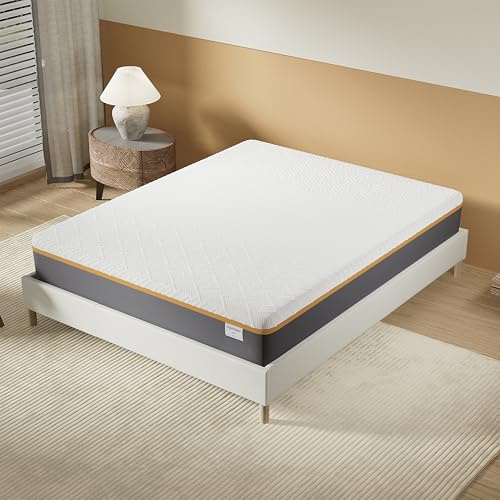 NOVEMBER- Matelas YPSILON « Ferme » 140x190cm - Technologie Hybride : Latex Naturel & Mémoire de Forme - Épaisseur 28cm – Soutien Ferme & Durable- Label sanitized (Anti bactérien/acarien)