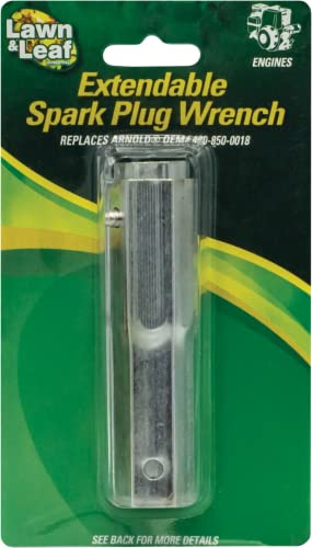 FORESTER Spark Plug Wrench - Extended Wrench Spark Plugs Universal Spark Plug Socket Hex Wrench Lawn Mower Spark Plug Wrench For Lawn Mower 3/4, 13/16, 5/8 Hex Drive Replaces Arnold OEM# 490-850-0018