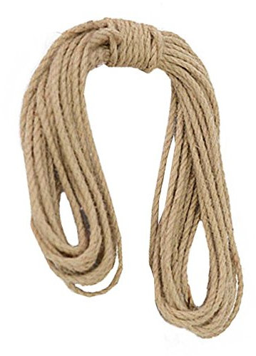 Corda for bondage, corda da giardino, corda di canapa (5 mm), 20 metri (65 piedi) for materiali da imballaggio fai da te artistici
