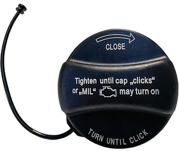 VSREI Tappo serbatoio di ricambio, tappo serbatoio sostituibile, kit tappo benzina, compatibile con BMW MINI modelli, ad esempio E39 E46 E60 E70 E90 E92 X1 X3 X5 X6..OEM: 16117222391 16116756772