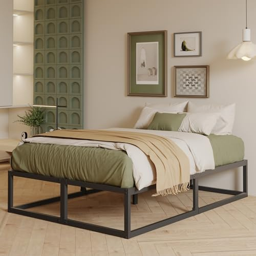 EMODA Bettgestell 120 x 200 cm mit lattenroste, 36cm hoch viel Stauraum