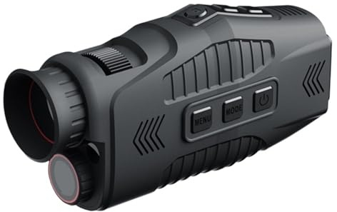 Dispositivo for visione notturna monoculare portatile a infrarossi 1080P Zoom digitale 5X Distanza di completamente oscura 300M for caccia all'aperto in barca per la pesca notturna