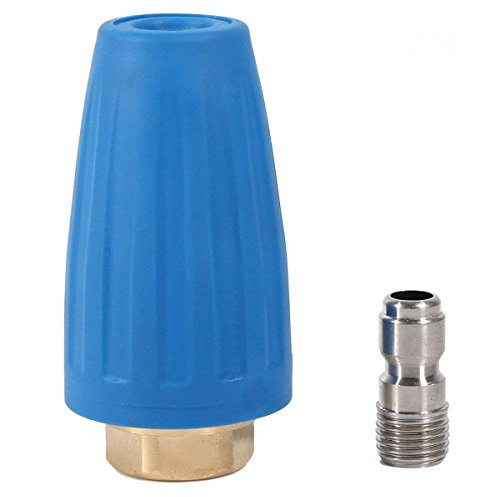 Yosoo 3000 Psi Rotating Spray Turbo Nozzle for High Pressure Washer Cleaner Gun Accessory 1/4 Quick Connect (Size : 4)