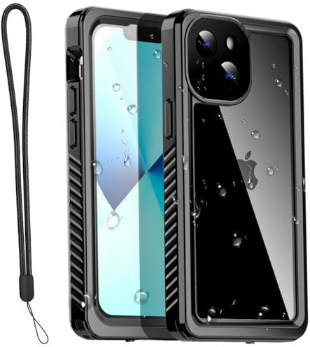 AICase Waterproof Case for iPhone 13 Mini 5.4 Inch Snowproof Dustproof Shockproof IP68 Certified Full Body Protection Fully Waterproof Underwater Protection Protective Case for iPhone 13 Mini