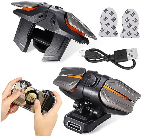 BESTonZON 1satz Mobile Game Triggers Mit Handschuhen Kompatibel Mit Smartphones Empfindliche Steuerung Für Ladegerät Für Gamer Und