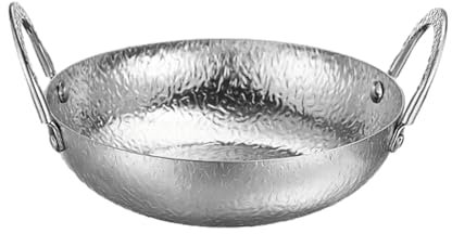 Folpus Thai Hot Pot Meeresfrüchte Topf Suppentopf Doppel Griff Meeresfrüchte Topf für Grill Camping Party, Style B