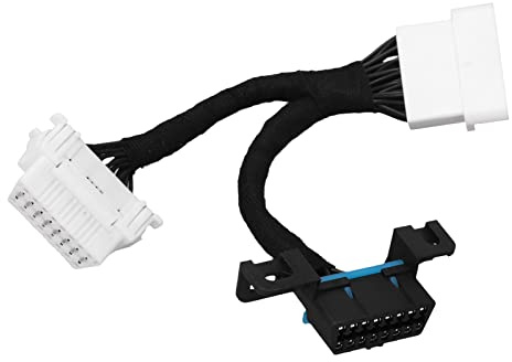 Cable de extensión en Y para Divisor OBD2, Adaptador Macho de 16 Pines a Doble Hembra, Cable Extensor de diagnóstico de 0,15 m para escáneres OBDII de automóviles y Dispositivos de