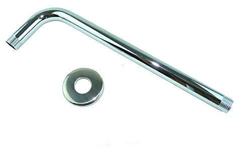 Soytich Support Mural Bras D'Aspiration Métal Chromé pour Pommeau de Douche (Support Mural) - 40 cm