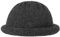 LIERYS Rollrandmütze für Damen/Herren - Dockermütze aus Schurwolle - Mütze Made in Germany - Beanie Herbst/Winter - Funktionale Strickmütze - Wollmütze anthrazit One Size
