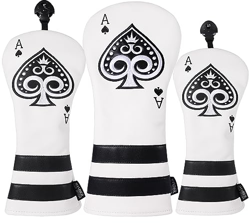 SHABIER poker ess golf trä huvudbonad golfförare/flygväg trä/hybrid räddningshuvudcove