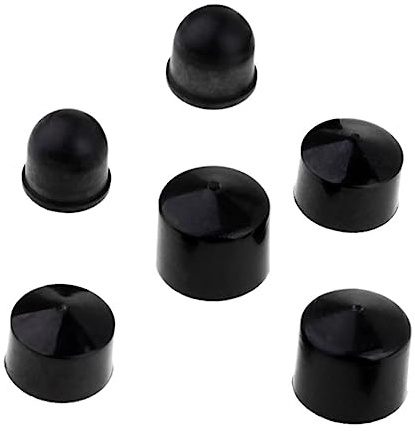 BCOATH Bujes de Longboard Resistentes al Desgaste en Pu 3 Tamaños Diferentes Mayoría de Ejes de Patineta, Set de 6 Piezas para Skate y Monopatín