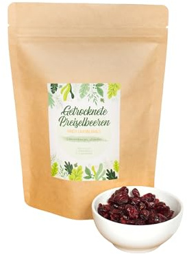 Arándanos secos enteros 10kg, Calidad 1A, Dulzura natural, Ideales como snack, en cereales, yogur o para repostería