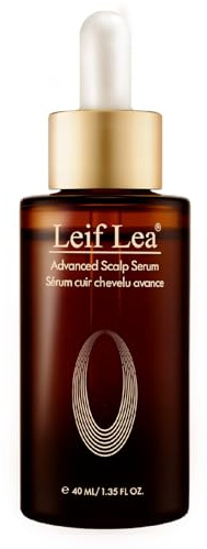 Leif Lea Advanced Scalp Serum para el crecimiento del cabello y el grosor del cabello, bloqueador natural de DHT con ginseng y jengibre, tratamiento del cuero cabelludo para cuero cabelludo seco y con