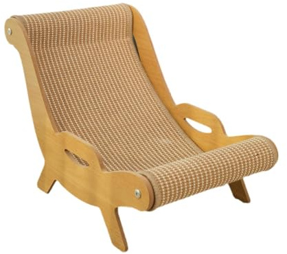Milageto Tapis à Gratter en Sisal pour Chat, 2-en-1 Grattoir et Repos, Fauteuil Inclinable à Chat Multifonction, Griffoire, Résistant à l'usure, pour Divertissement Intérieur/Protection de Meubles