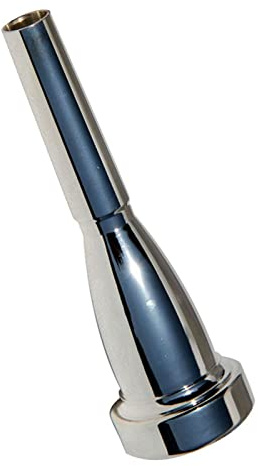 Yctze Embout de Trompette plaqué Argent de Haute qualité Bach and Conn – Construction Entièrement en Cuivre, Utilisation Confortable, Installation Légère et Facile, Remplacement Parfait des Embouts