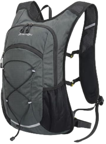 HAOA Sac de vélo VTT et randonnée Ultra-léger 20L – Confort, stabilité et Performance pour Toutes Vos Aventures en Plein air (Gris)