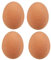 Rubber Hen Nest Egg x 4