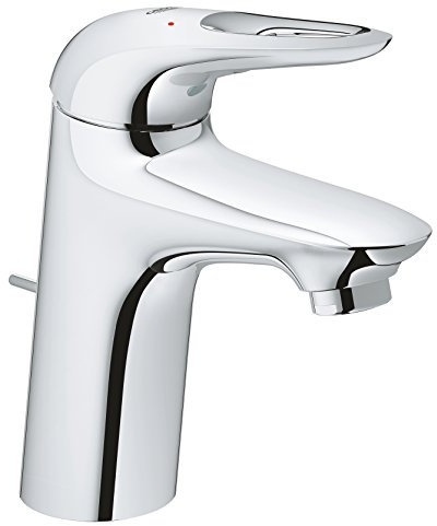 Grohe Eurostyle Badarmaturen - Einhand-Waschtischbatterie (DN 15, S-Size, Einlochmontage) chrom,33558003