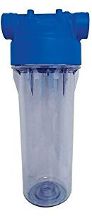 Desineo Porte Filtre 10 Pouces Transparent Polyvalent avec équerre de Fixation