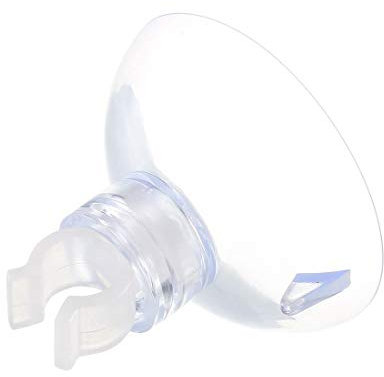 sourcing map 20 Stück Aquarium Luftpumpenzubehör Saugnapf Clip Rohrhalter Fischwasserpumpen Zubehör 6mm Klar