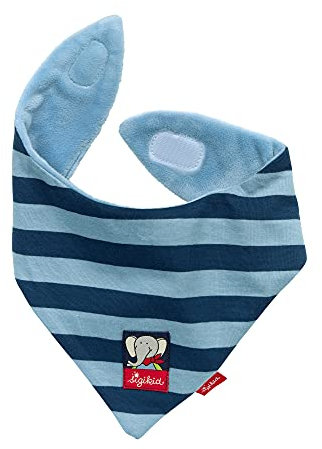 SIGIKID 39419 Halstuch Lolo Lombardo Jungen Babyerstausstattung empfohlen ab 3 Monaten dunkelblau/blau