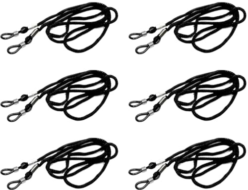 LJFEA Lot de 6 cordons universels pour lunettes de lecture, de sport, de soleil