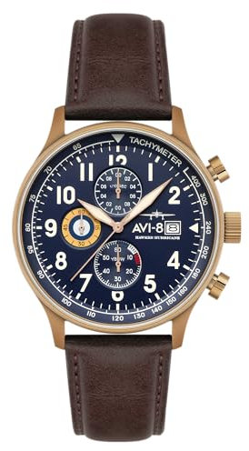 AVI-8 Hawker Hurricane Classic Chronograph Admiral Blue