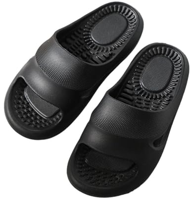 YCZHD Massage Pantoufles,Thérapeutiques Réflexologie Sandales,pour Pied Massage Shiatsu Arch Soulagement de la Douleur Antidérapantes Chaussures de Massage (Size:EU 40/41,Color:Noir)