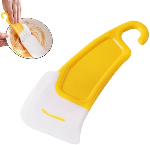 Raschietto in silicone per cucinare, per la pulizia di pentole, raschietto da cucina in silicone, strumento di rimozione per pulire ciotole, piani di lavoro del lavandino, piatti, pentole