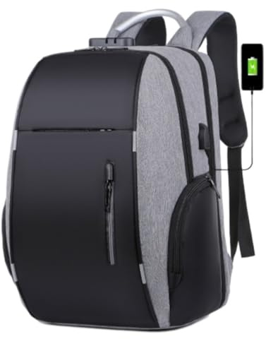 Lätt Laptopväska, Laptopryggsäck För Män Kvinnor Stor Isolerad Kylryggsäck Med USB-laddningsport Reseryggsäck Högskoleväska för Pojke(A)