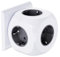 5-in-1 Cubo Enchufe, 3680W Enchufe Multiple, 5AC Ladron Enchufes, Cubo Regleta Enchufes para Oficina, Cocina y Habitación