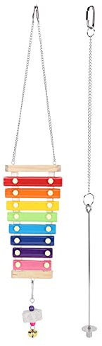 Giocattoli per pollaio, Giocattolo per xilofono di pollo, Giocattoli sospesi per polli Spiedini di frutta con verdure di pollo, Giocattolo per beccare nel pollaio