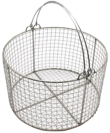 0,35 cm x 0,39 cm nätkorg, medicinsk bricka, 304 rostfritt stål rund steriliseringskorg, lämplig för laboratorier, sjukhusinstrument, tandkliniker (diameter: 39,9 cm Höjd: 39,9 cm)