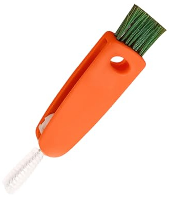 Spazzola per la pulizia del coperchio della, Lavapavimenti per fessure strette, 13x3 cm, Strumento per la pulizia del coperchio della, Spazzola per fessure delle bottiglie, Design sottile,