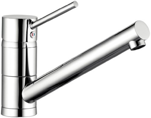 Kludi 33 939 05 75 Chrome Scope XL DN 10 Kitchen Sink Tap with Fixed Spout - Grey